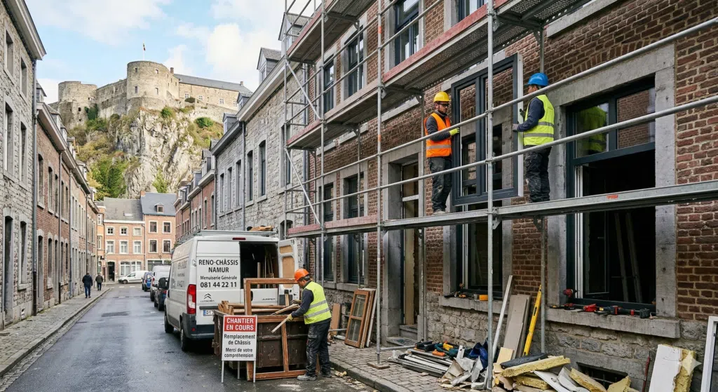 Rénovation chassis Namur
